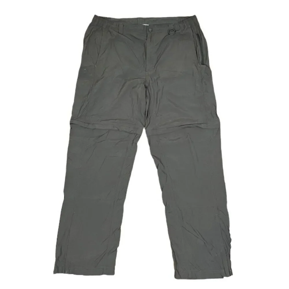 The North Face Convertible Hiking Pants Zip Off Legs Outdoor Utility Charcoal XL